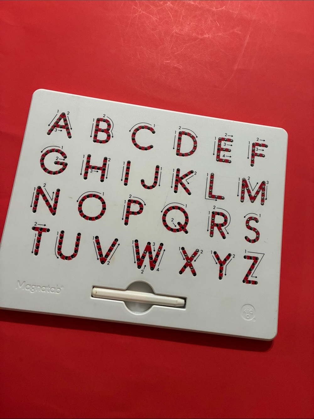 A to Z Magnetic upper case letter board